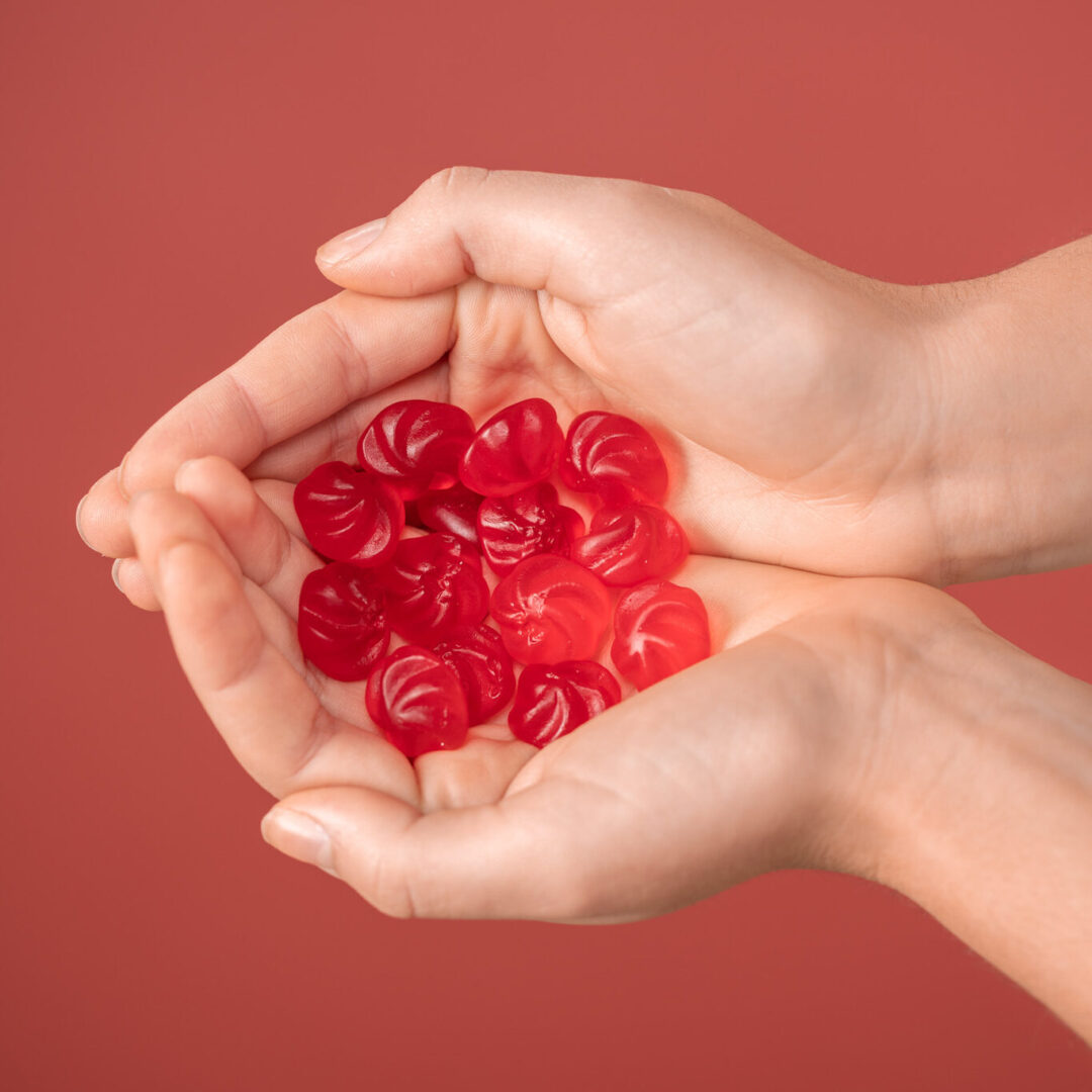 Campaña fotográfia producto 3D Gummies de Jelly Pills por Polarizador Estudio, detalle 14