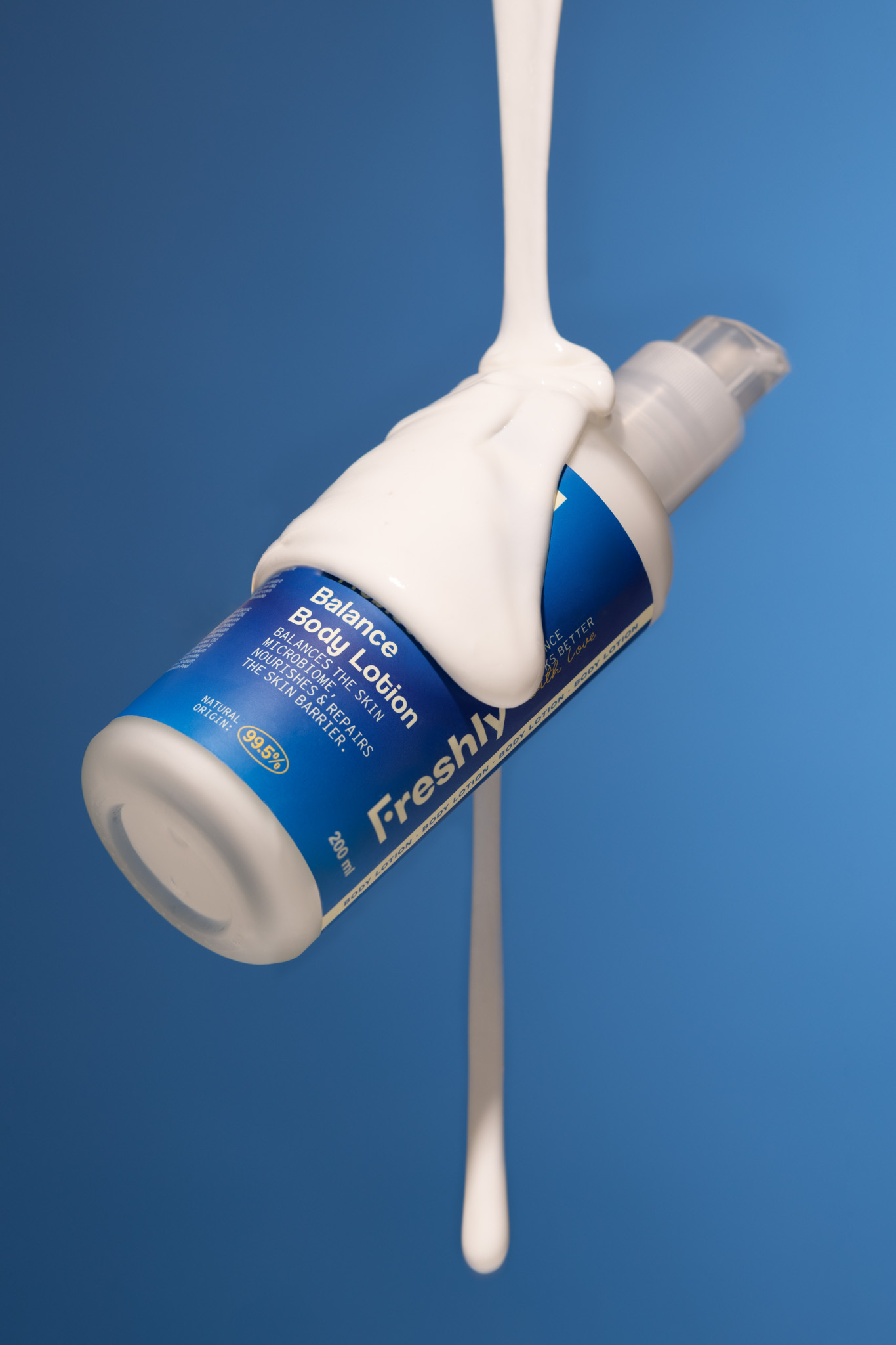 Campaña fotográfica Loción Corporal por Polarizador Estudio, detalle 1