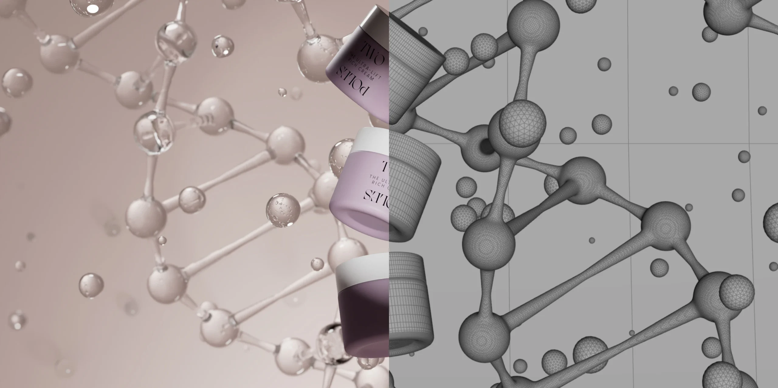 Campaña fotográfica Tratamiento Skincare por Polarizador Estudio, detalle 1